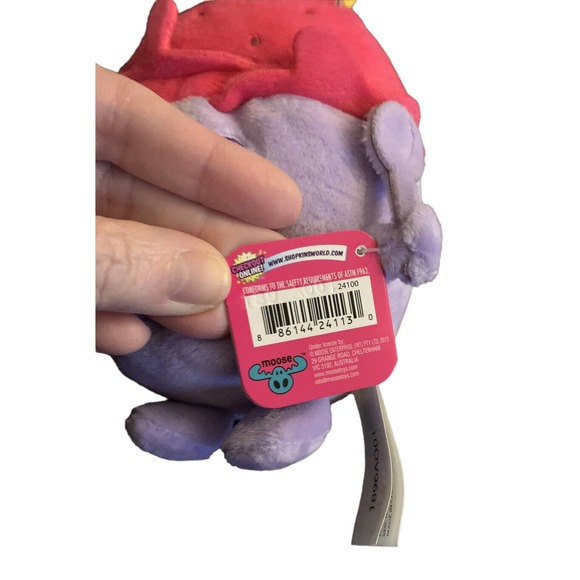 Ice Cream Queen 6" Plush Toy Purple Pink 5+ NWT Just Play Moose Shopkins 2016 - Picture 4 of 6